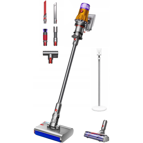 Беспроводной пылесос Dyson V12s (SV46) Detect Slim Submarine™ (Желтый/Никель) + Floor Dok™ Multi Напольная док-станция
