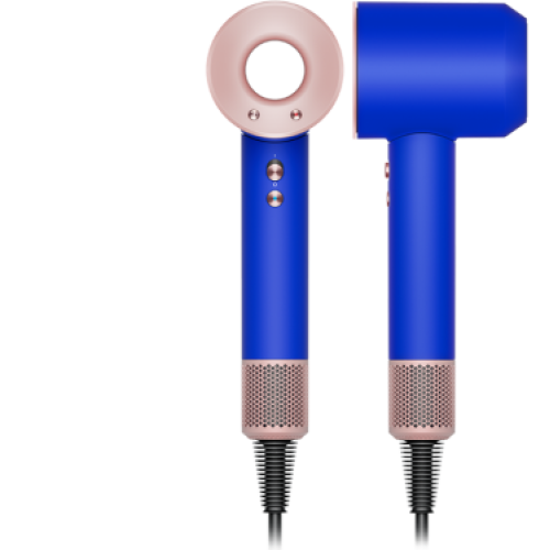 Фен Dyson Supersonic HD07 синий/розовый + чехол