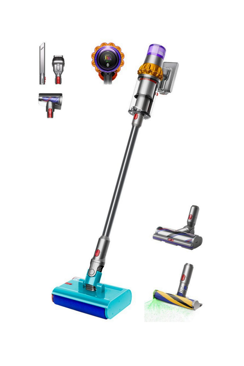 Беспроводной пылесос для сухой и влажной уборки Dyson V15s Detect Submarine™ (Желтый/Никель)
