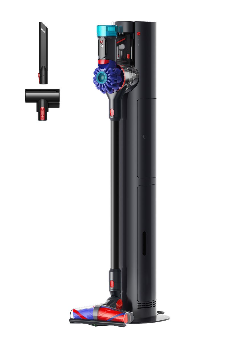 Беспроводной пылесос Dyson V10 Konical™ + Auto-empty Dok™ EU (Фиолетовый/Черный)