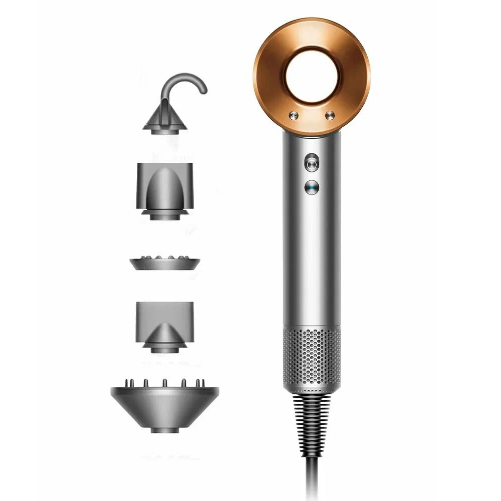 Фен Dyson Supersonic HD08 Nickel / Cooper (Серый / Медный)
